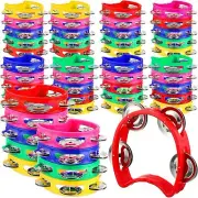 Yunsailing 50 Pieces Percussion Hand Tambourine for Kids 4 Bells Colored...