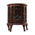 Mini Fireplace Lantern Simulation Electric Space Heater Retro Brazier benchmark