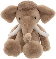 Bear & Me Wally Mammoth Oatmeal Brown Plush Toy – Charlie Bears Soft and Detailed Stuffed Animal 39cm