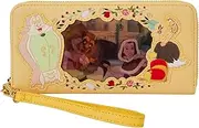 [Loungefly] Beauty and The Beast Princess Series Lenticular Zip Around Wristlet Wallet