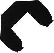 [Fiocias] Women Elegant Shrug Thin Shawl Wrap Open Front Crop Pashmina, Black, as described