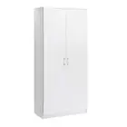 Design Square Monica 5-Tier Multi-Purpose Cupboard Tall Storage Cabinet 2-Doors