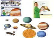 Learning Resources Giant Magnetic Solar System Whiteboard Display 13 Piece Set