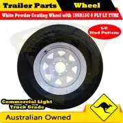 195R15C 8 PLY 15 inch Sunraysia Wheel Rim & Tyre 1 PCS Trailer 6 Stud L/C
