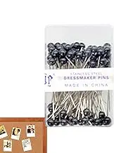 FmtwPhn Ball Head Sewing Needles, Clothing Sewing Needles - Positioning Pen for Sewing and Cutting | Craft Quilting Needles for Dresses with Box and Ball Heads, Sewing Needles
