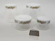 Vintage Pyrex Spice Of Life 8 Piece Canister Set With Lids