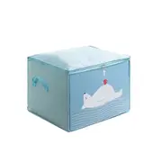 2Pcs Foldable Quilt Storage Bag Feather Print Home Clothes Quilt Pillow Blanket Storage Bag Travel Luggage Organizer Bag