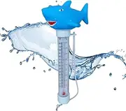 Floating Pool Temperature Meter - Buoy Cartoon Float Gauge - Large Floating Water Temperature Gauge with String for Swimming Pools