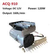 Air Compressor Pump DC12V 160L/M Permanent Magnetic Marine Circulation Fishbowl