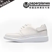 在飛比找PChome24h購物優惠-【PAPERPLANES韓國休閒鞋】正韓空運。透氣網布皮革拼