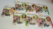 Lot of 7 Hot Wheels Mario Kart Standard Cart DieCast Nintendo Cars