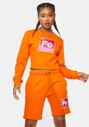 [Fuck Clothes] Orange Shorts Set
