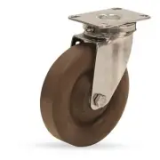 Hamilton S-HSTL-5HNY Stainless Steel Swivel Caster – 5" High Heat Scorcher Whe