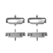 Front + Rear Engine Mount Kit for Ford Trader MC ME 3.5L 4Cyl Diesel SL 84-98