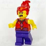 LEGO® Monkie Kid Red Son Minifigure Tank Top Purple Legs Minifig 80054 mk136