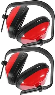 Homoyoyo 2Pcs Adjustable Ear Muffs for Noise Reduction and Adults Noise Cancelling Headphones for and Industrial Use Hearing Protection Comfortable Fit