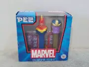 PEZ MARVEL Capt. Marvel & Thanos 2pc Boxed Set