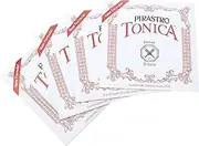 Pirastro Tonica 4/4 Violin String Set, Medium Gauge with Ball End E, Premium Strings Made With Fine Flexible Synthetic Core, Replacement Accessory for Professional and Student Violin Players