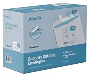 250 9x12 Self Seal Security White Catalog Envelopes - 28lb (38102)