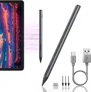 USI 2.0 Stylus Pen for Amazon Fire Max 11, Google Pixel Tablet, Lenovo/Acer Some Chromebook - 4096 Pressure USB-C Fast Charging USI Pen for Lenovo Chrome Duet3, Acer Chromebook Spin314(Four nibs)