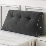 Headboard Pillow Twin, Wedge Pillow Headboard for Daybed, Triangular Back-Rest S