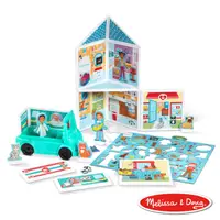 在飛比找PChome24h購物優惠-美國瑪莉莎 Melissa & Doug 磁力建構娃娃屋,寵