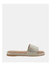 [Novo Shoes] Reign Slides in Silver