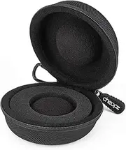 [Cheopz] Travel Watch Case Single Storage Box for Wristwatches & Smart Watches up to 50mm, Black