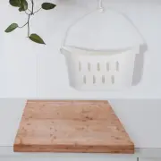 Plastic Storage Basket Wall Hanger Wicker Laundry Baskets Shower Doors