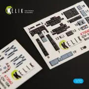 OV-10A "Bronco" Interior 3D Decals for ICM Plastic Model KeliK K72042 Scale 1:72
