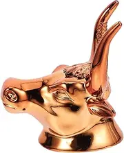 VICASKY Guitar Wall Mount Hanger Ox Head Design Sturdy Iron Guitar Stand for Home Display Easy Install