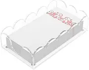 Cocktail Napkin Holder,Transparent Tray for Towel - Household Beverage Napkin Holder Tray for Dinner, Kitchen, Bathroom, Restaurant