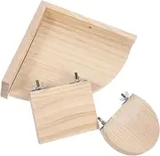 VERDANVERSE 3Pcs Climbing Board for Pets Durable Stand Platform for Parrots and Chinchillas Chic Design Pet Jumping Board for Exercise and Play Safe Sturdy with Workmanship