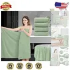Extra Large 600GSM Microfiber Bath Towel Set - 4 Jumbo Size Sheets 35" x 70"