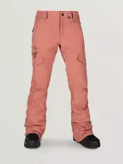 NEW Women's Volcom Aston Gore-Tex Pants Mauve L Large Snow Ski Board