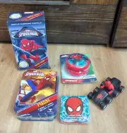 Marvel Ultimate Berry Spiderman Molded Bath Soap Bar Magic Towel Puzzle Spinner