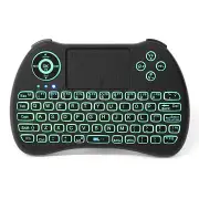 2.4G Wireless Color Backlit Mini Keyboard Touchpad Air Mouse