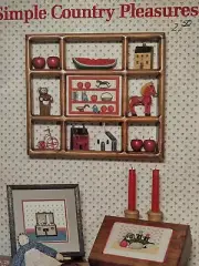 "Simply Country Pleasures" by Country Cross Stitch; 14 patterns