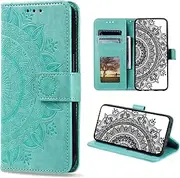 [CASEONJAN] Mobile Phone Case for Samsung Galaxy A14 4G/5G Case, PU Leather Flip Case with Card Slot, Magnetic Closure, Flip Case Mobile Phone Case Embossing Protective Case for Samsung A14 4G/5G