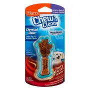 2 Pack Hartz Chew N Clean Dental Duo Dog Chew Toy, Extra Small, Bacon Flavor