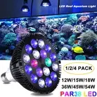 12-54W LED Aquarium Lighting Bulb Full Spectrum E26/27 Fish Tank Light Bulbs AU