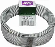 Jack Handy Pak Galvanised Steel Tie Wire, 20 Meter Length x 2.00 mm Diameter