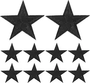 TEHAUX 10pcs Patches Embroidery Cloth Sticker for DIY Craft Clothing Decorative Patch