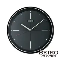 在飛比找momo購物網優惠-【SEIKO 精工】條紋 刻度 滑動式秒針 靜音掛鐘時鐘 Q