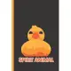 Spirit Animal: Notebook & Journal For Bullets Or Diary For Yellow Rubber Duck Lovers - Take Your Notes Or Gift It, Dot Grid Paper (12