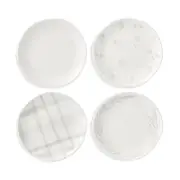 Lenox Oyster Bay Tidbit Plates in Assorted Patterns, Set of 4