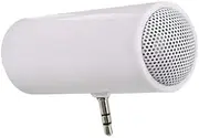 3.5mm Jack Stereo Mini Speaker Portable MP3 Music Player Speaker Amplifier Loudspeaker for Mobile Phone Tablet PC-White