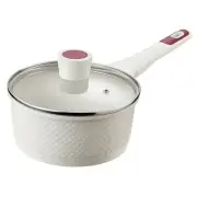 Nonstick SaucePan with Lid, 2 Quarts Sauce Pot with Stay-cool Handle Small