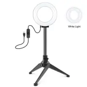 4.7 Inch 12Cm Ring Light & Desktop Tripod Selfie Stick Mount Usb White Light ...