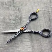 5" Professional Zebra Print Hair cutting Scissor Mustache and Beard Scissors